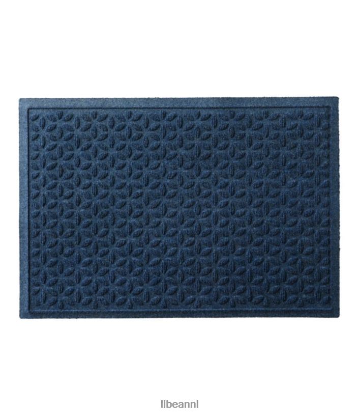 L.L.Bean unisex zwaargewicht gerecyclede waterhogdeurmat bloeiende cirkels maanlicht blauw huis goederen VT0642530