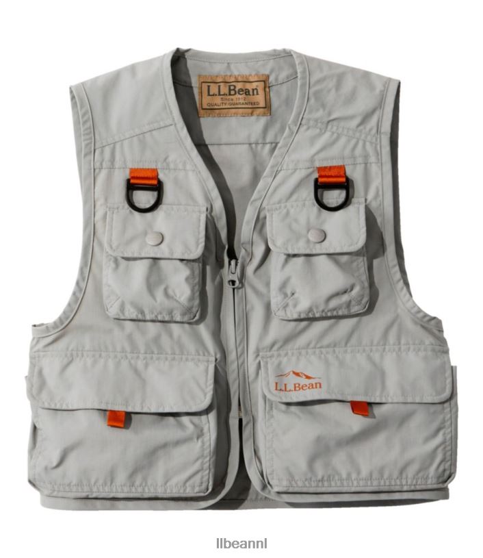 L.L.Bean kinderen Emerging visvest anker grijs bovenkleding VT064907