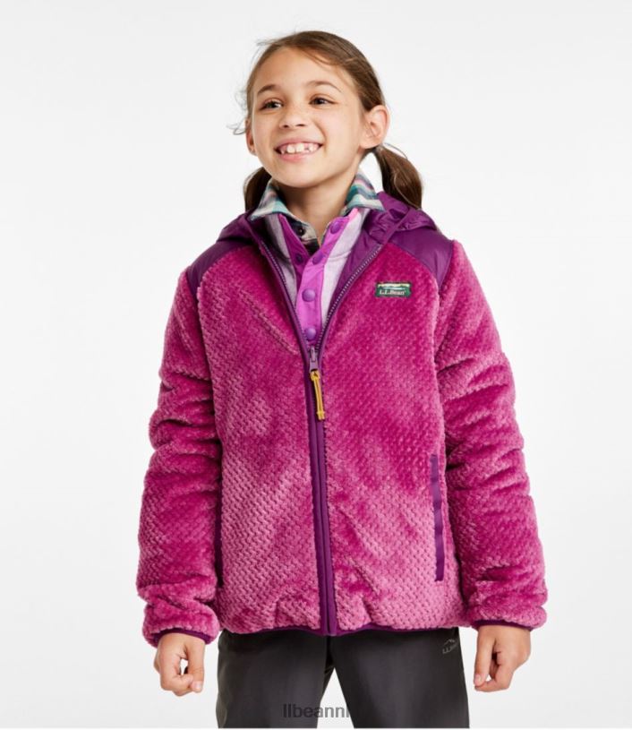L.L.Bean kinderen Omkeerbaar jack in de bergen diep saffier/koolstof marine bovenkleding VT0643649