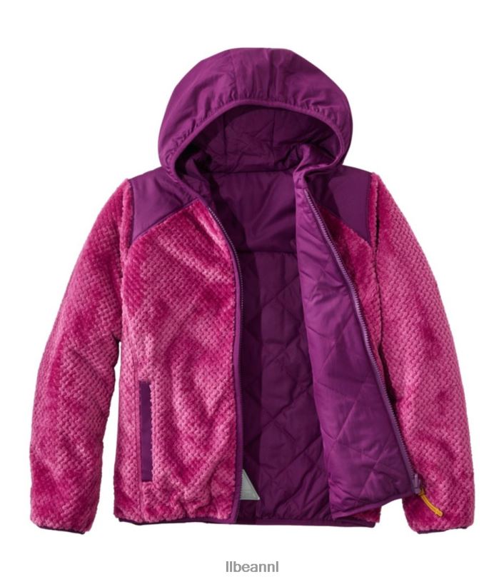 L.L.Bean kinderen Omkeerbaar jack in de bergen diep saffier/koolstof marine bovenkleding VT0643649