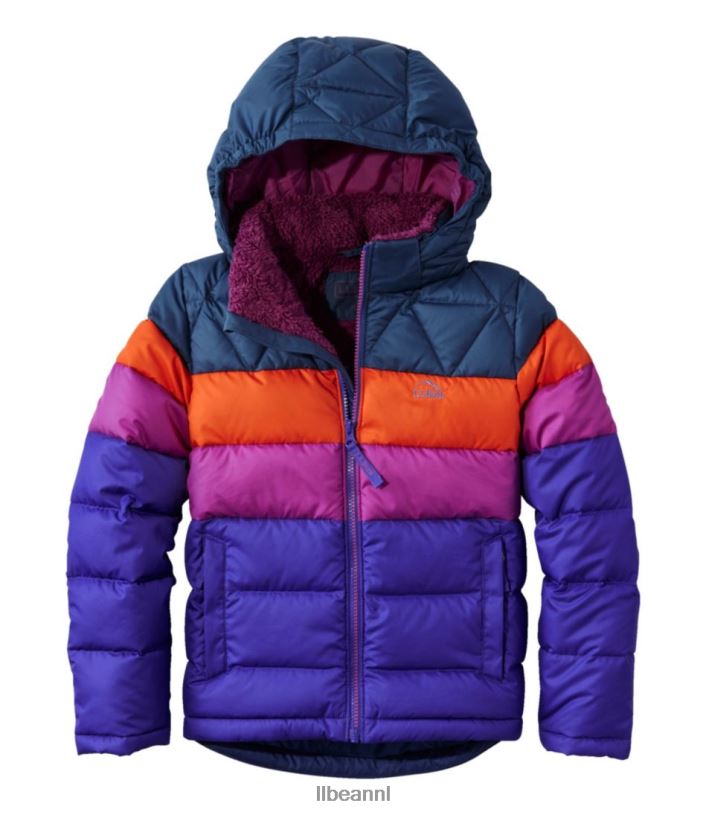 L.L.Bean kinderen donsjack heldere saffier bovenkleding VT0646691