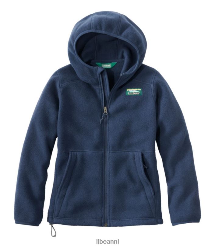 L.L.Bean kinderen klassieke bergfleece nautische marine bovenkleding VT064487