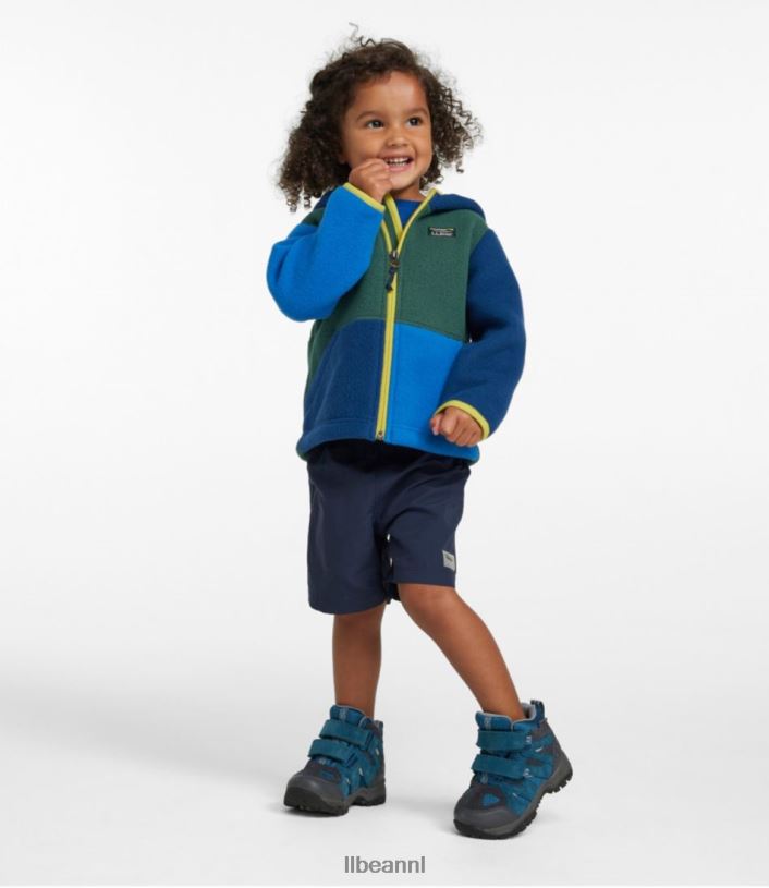L.L.Bean kinderen klassieke fleece voor baby\'s en bergschoenen nautische marine bovenkleding VT064916