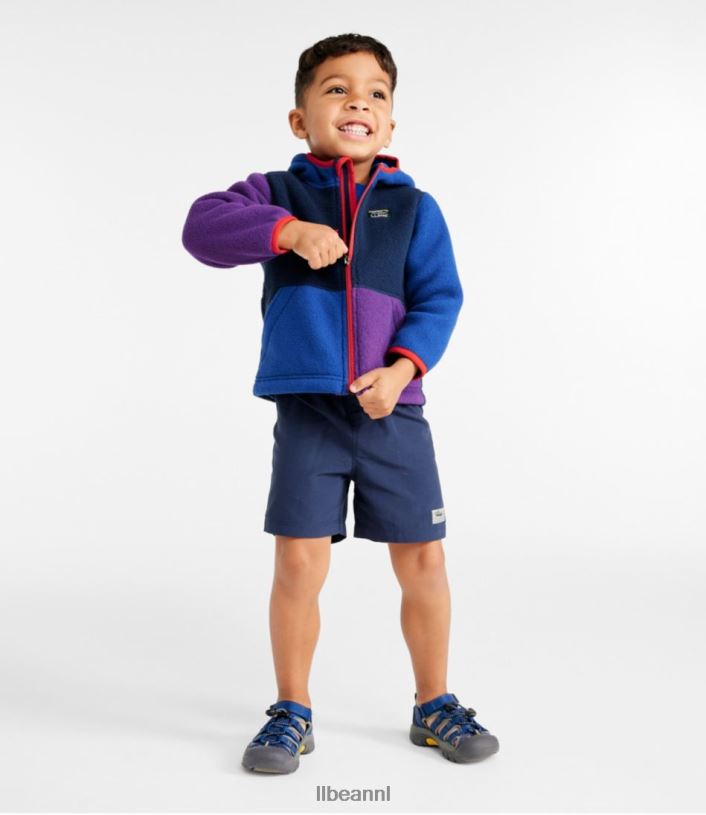 L.L.Bean kinderen klassieke fleece voor baby\'s en bergschoenen nautische marine bovenkleding VT064916