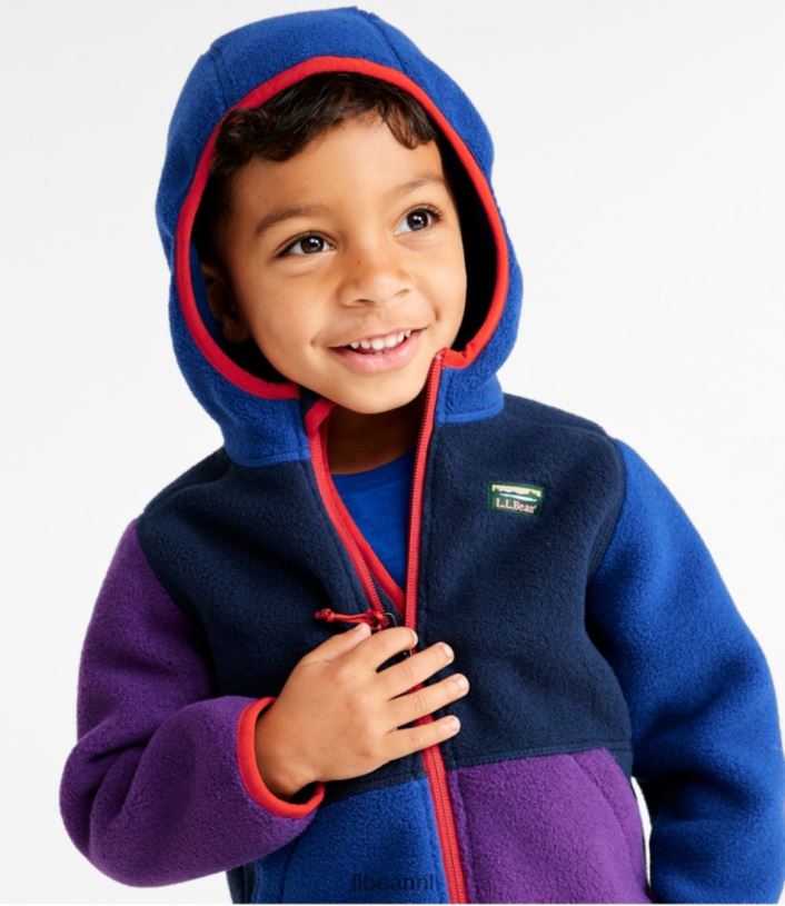 L.L.Bean kinderen klassieke fleece voor baby\'s en bergschoenen nautische marine bovenkleding VT064916