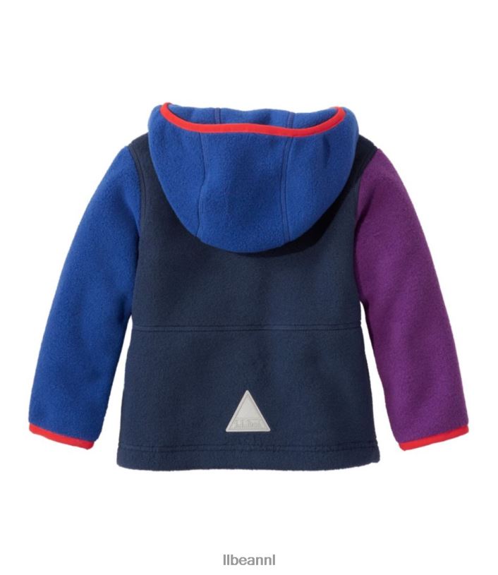 L.L.Bean kinderen klassieke fleece voor baby\'s en bergschoenen nautische marine bovenkleding VT064916