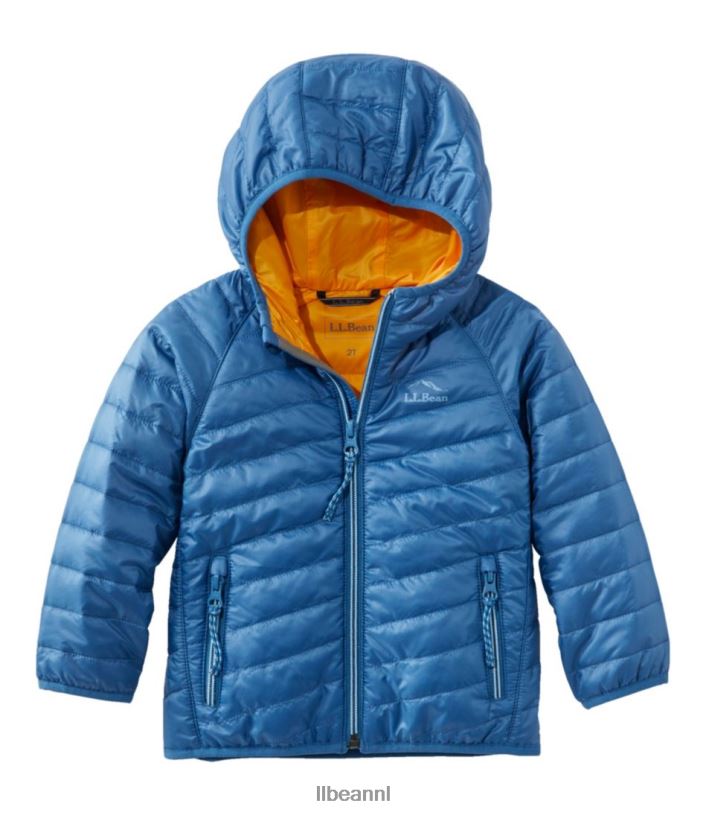 L.L.Bean kinderen primaloft packaway jack met capuchon marineblauw bovenkleding VT0643673