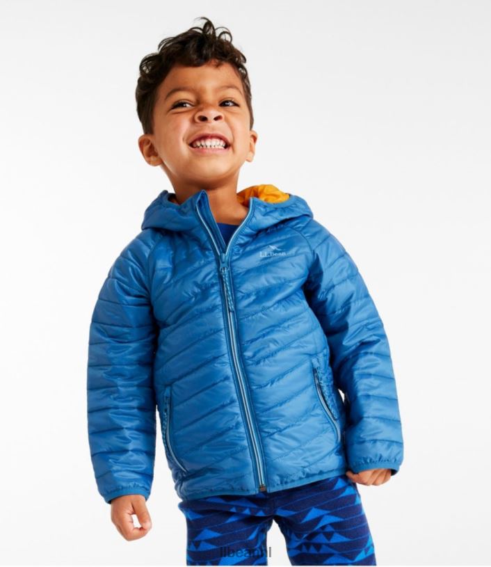 L.L.Bean kinderen primaloft packaway jack met capuchon marineblauw bovenkleding VT0643673