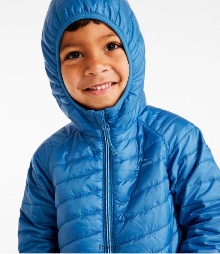 L.L.Bean kinderen primaloft packaway jack met capuchon marineblauw bovenkleding VT0643673