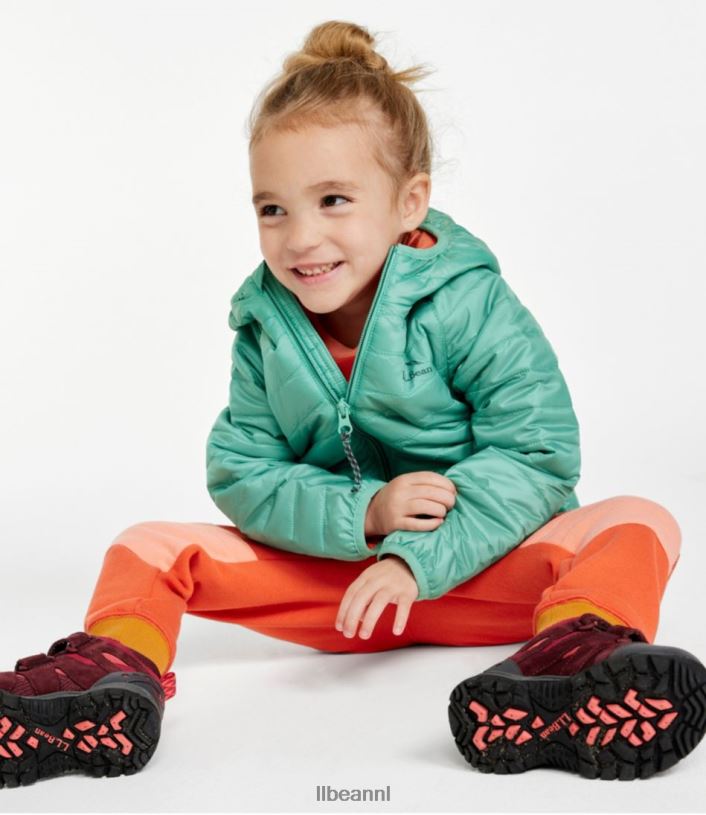 L.L.Bean kinderen primaloft packaway jack met capuchon marineblauw bovenkleding VT0643673