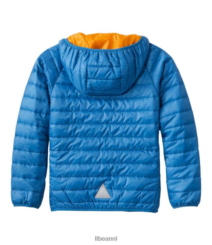 L.L.Bean kinderen primaloft packaway jack met capuchon marineblauw bovenkleding VT064889