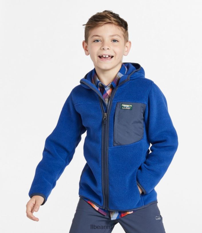 L.L.Bean kinderen retro klassiek bergfleecejack oranje bovenkleding VT064883