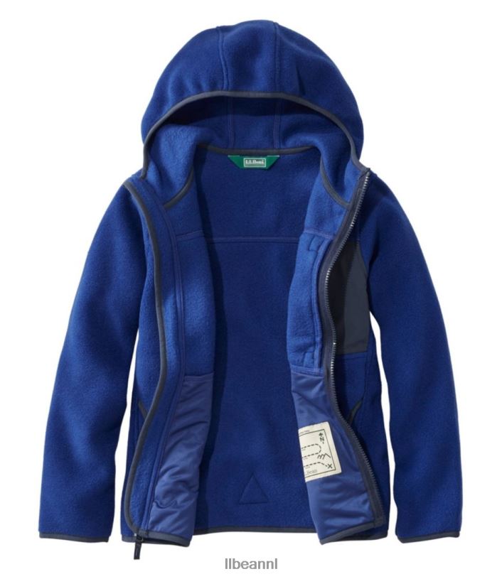 L.L.Bean kinderen retro klassiek bergfleecejack oranje bovenkleding VT064883