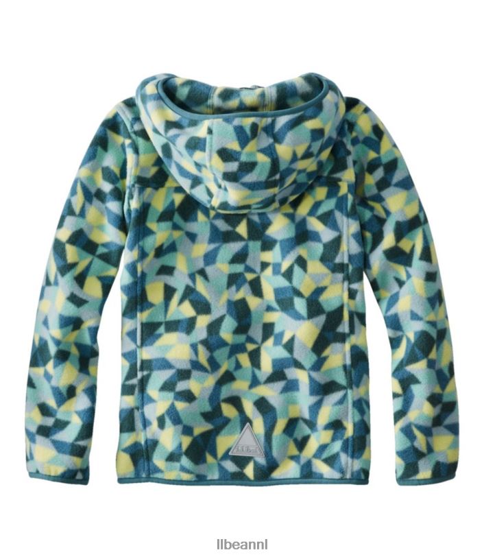 L.L.Bean kinderen retro klassiek bergfleecejack zilverberkenbos print bovenkleding VT0646067