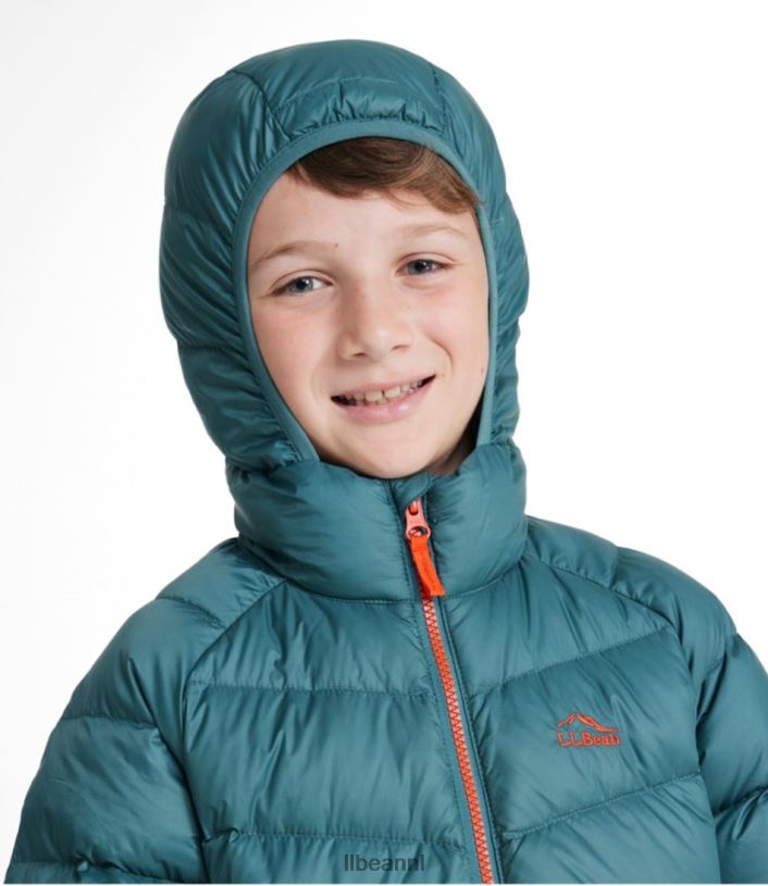 L.L.Bean kinderen ultralicht 650 donsjack levendig rood bovenkleding VT0647060