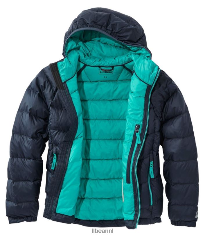 L.L.Bean kinderen ultralicht 650 donsjack levendig rood bovenkleding VT0647060