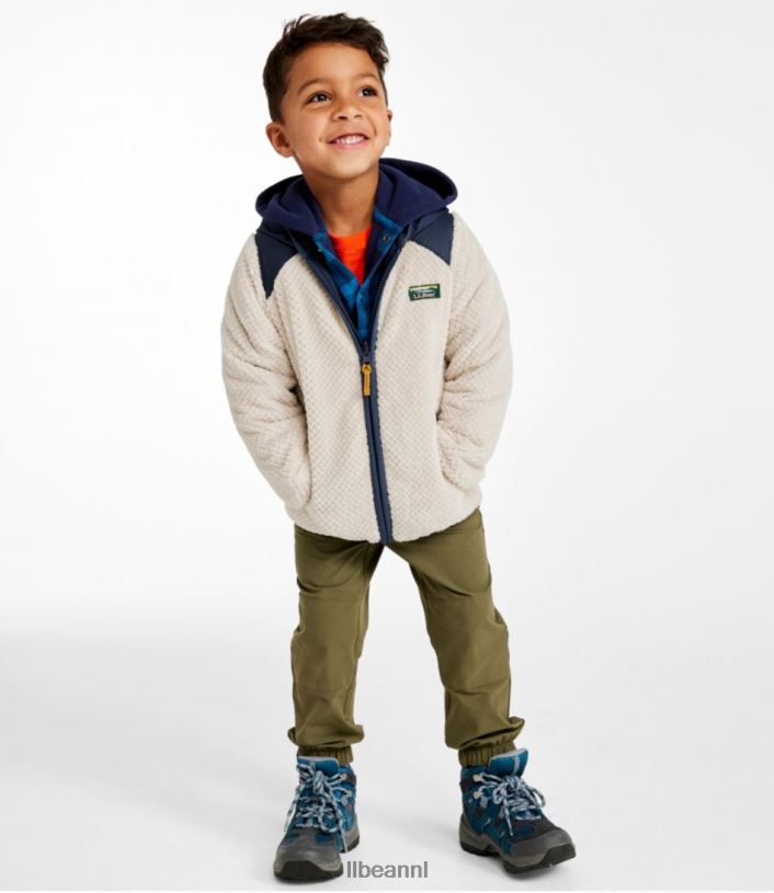 L.L.Bean kinderen Omkeerbaar jack met capuchon in de bergen pruim druif/magenta waas bovenkleding VT064919