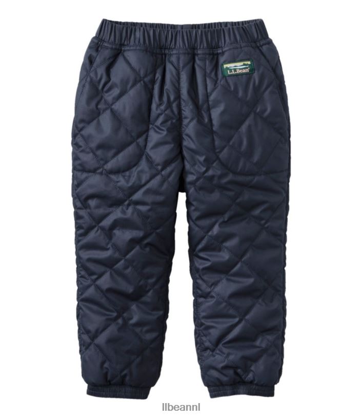 L.L.Bean kinderen Omkeerbare broek met bergbinding carbon marine/speksteen bovenkleding VT0643685