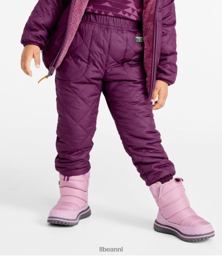 L.L.Bean kinderen Omkeerbare broek met bergbinding carbon marine/speksteen bovenkleding VT0643685