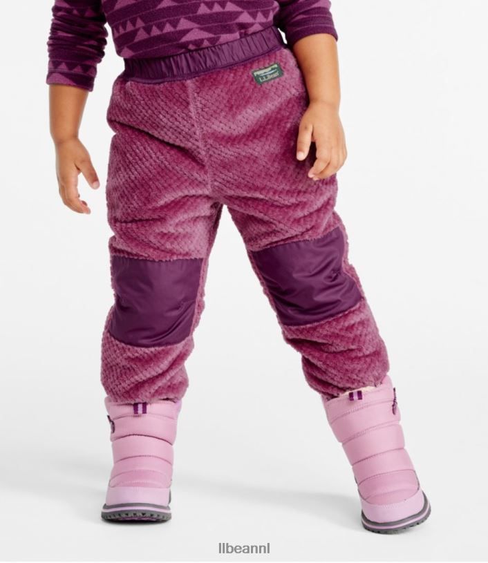 L.L.Bean kinderen Omkeerbare broek met bergbinding carbon marine/speksteen bovenkleding VT0643685
