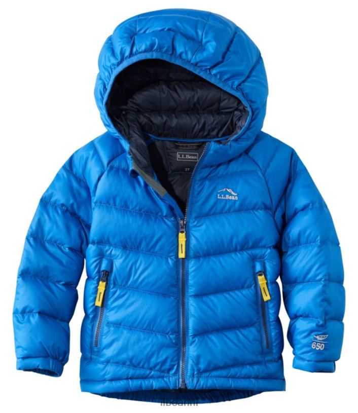 L.L.Bean kinderen Ultralicht donsjack 650 voor baby's en peuters diepe saffier bovenkleding VT0645107