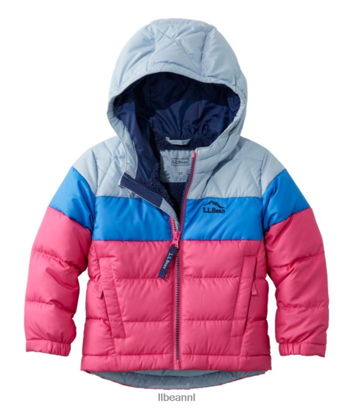 L.L.Bean kinderen baby- en donsjack roze bes bovenkleding VT0645128