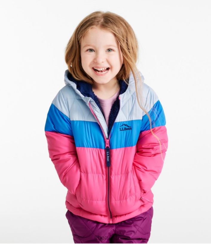 L.L.Bean kinderen baby- en donsjack roze bes bovenkleding VT0645128