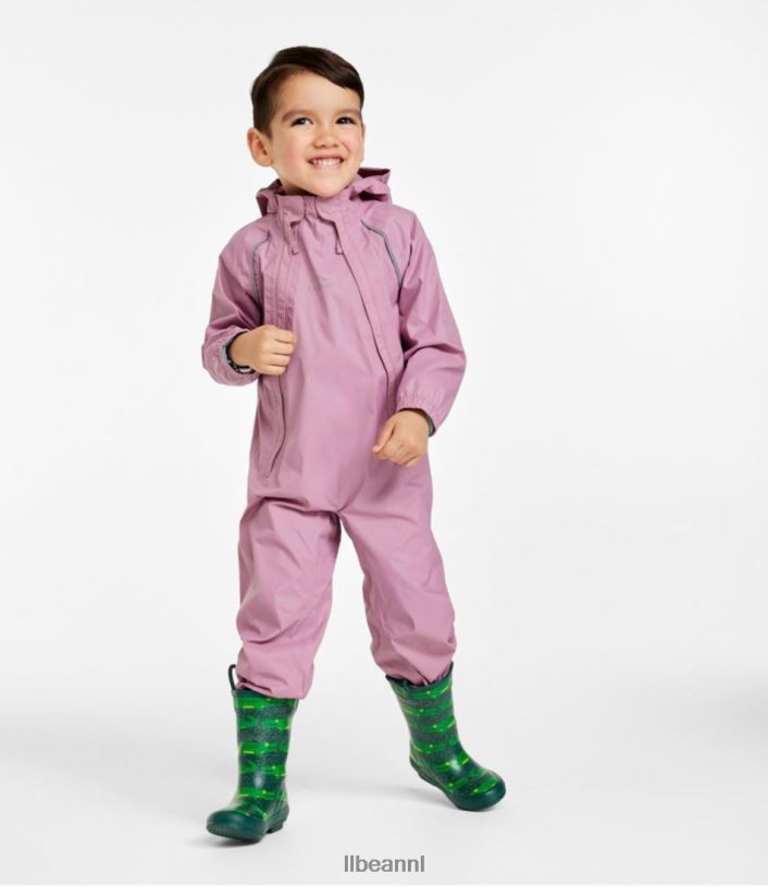 L.L.Bean kinderen regen vlaggetje paarse bes bovenkleding VT0643637