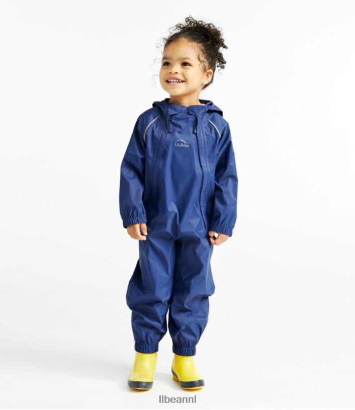 L.L.Bean kinderen regen vlaggetje paarse bes bovenkleding VT0643637