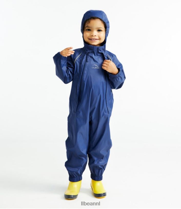 L.L.Bean kinderen regen vlaggetje paarse bes bovenkleding VT0643637