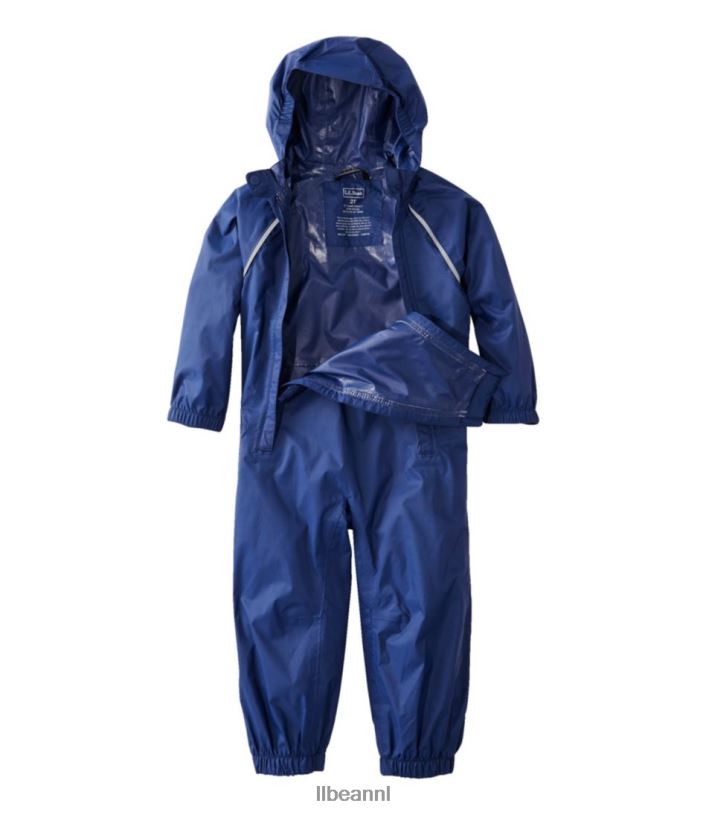 L.L.Bean kinderen regen vlaggetje paarse bes bovenkleding VT0643637