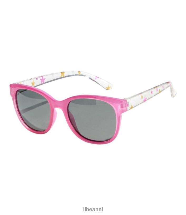L.L.Bean kinderen Bayside gepolariseerde zonnebril glanzend roze kleding VT064583