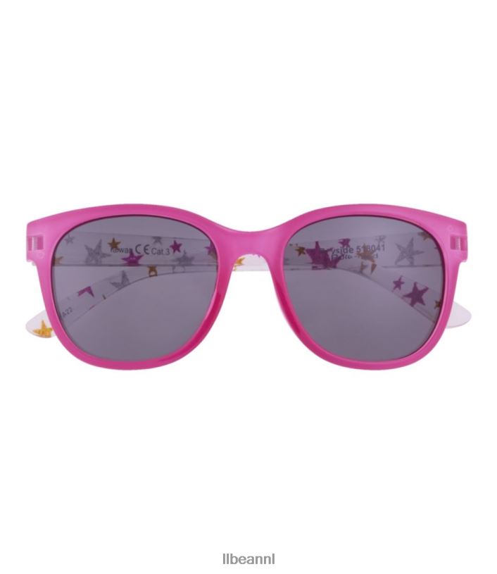 L.L.Bean kinderen Bayside gepolariseerde zonnebril glanzend roze kleding VT064583