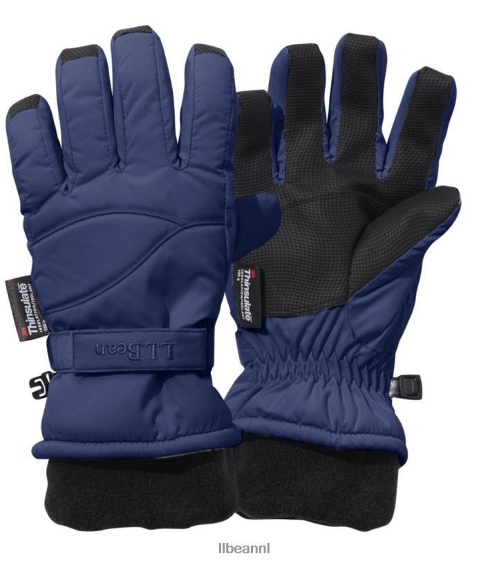 L.L.Bean kinderen Coldbuster waterdichte handschoenen diepste blauw kleding VT0644654