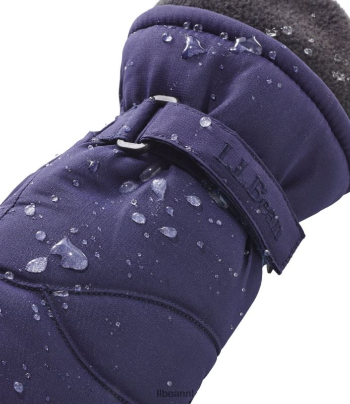 L.L.Bean kinderen Coldbuster waterdichte wanten klassiek zwart kleding VT0643016