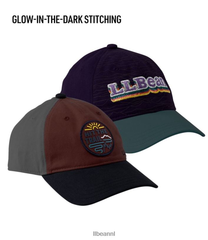 L.L.Bean kinderen katoenen honkbalhoed lichtkaki vakantieland kleding VT0645938