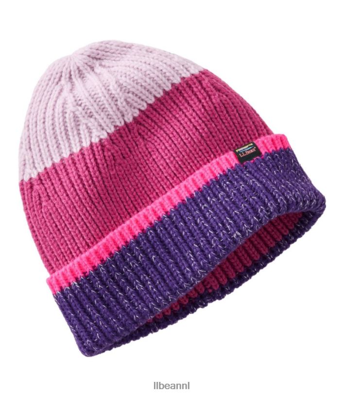 L.L.Bean kinderen muts orchidee/magenta waas kleding VT064103