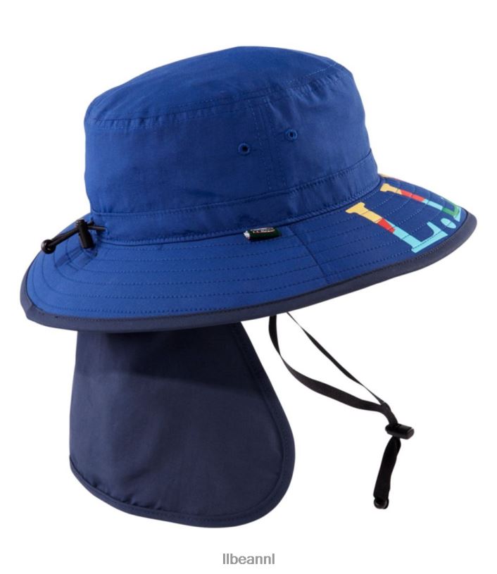 L.L.Bean kinderen zonnescherm bucket hat indigo inkt/nautische marine kleding VT0643427