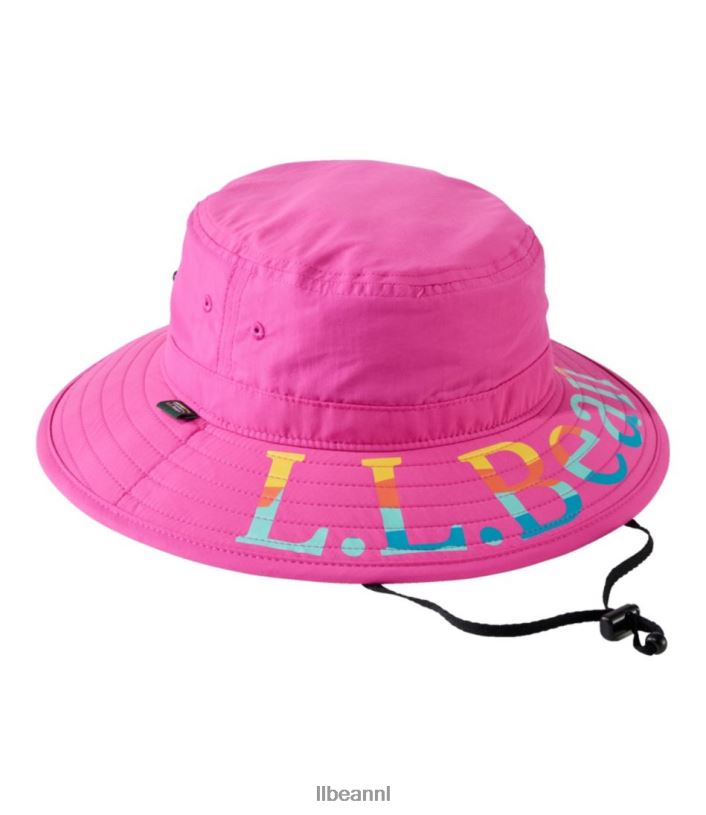 L.L.Bean kinderen zonnescherm bucket hat wilde roos kleding VT064562