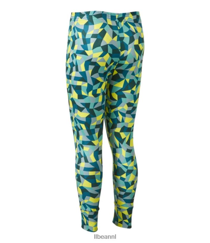 L.L.Bean kinderen heerlijk warm middelzwaar lang ondergoed flowerpower van wilde zalm kleding VT0645044