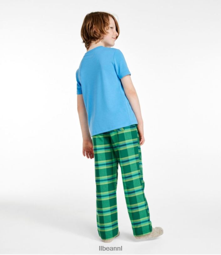 L.L.Bean kinderen pyjama voor het hele seizoen koel blauw buiten kleding VT0643061