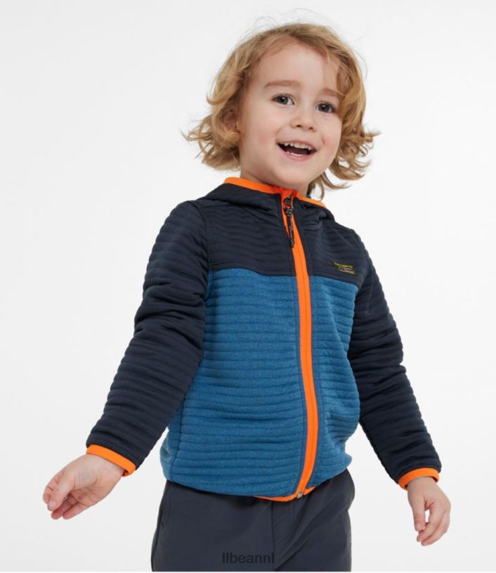 L.L.Bean kinderen Airlight-hoodie met volledige ritssluiting roest oranje kleding VT0643346