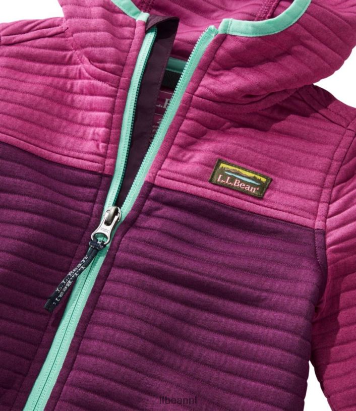 L.L.Bean kinderen Airlight-hoodie met volledige ritssluiting roest oranje kleding VT0643346