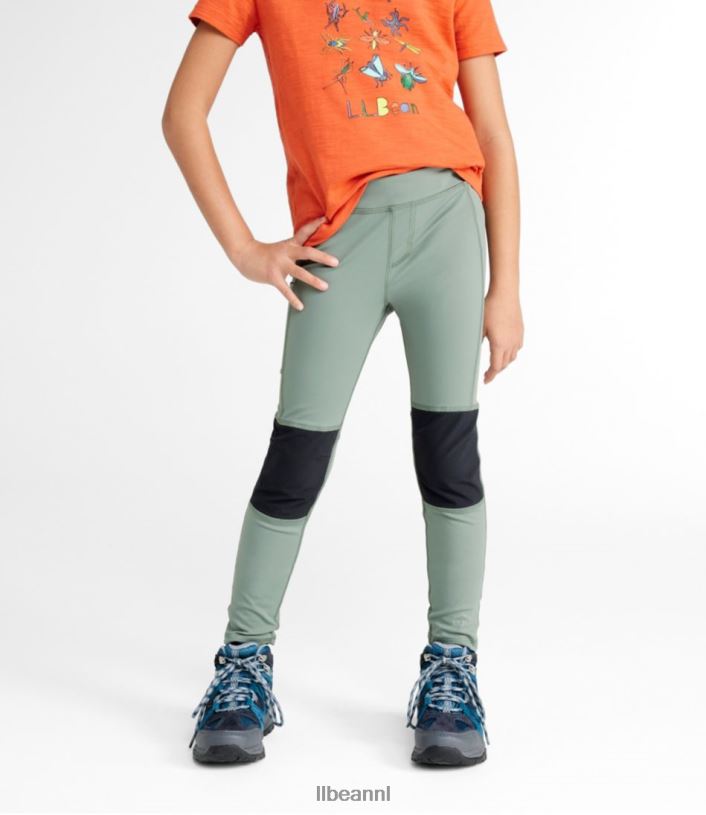 L.L.Bean kinderen Panty voor wandelpaden zee groen kleding VT0643661