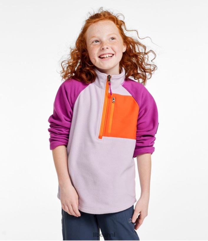 L.L.Bean kinderen fitnessfleece lavendelijs/wilde aster kleding VT0644684
