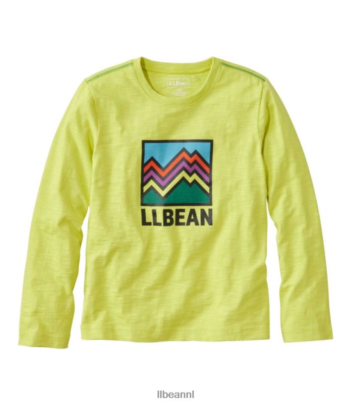 L.L.Bean kinderen grafisch T-shirt citroen kleding VT0643358