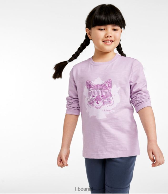 L.L.Bean kinderen grafisch T-shirt heldere saffier kleding VT0646604