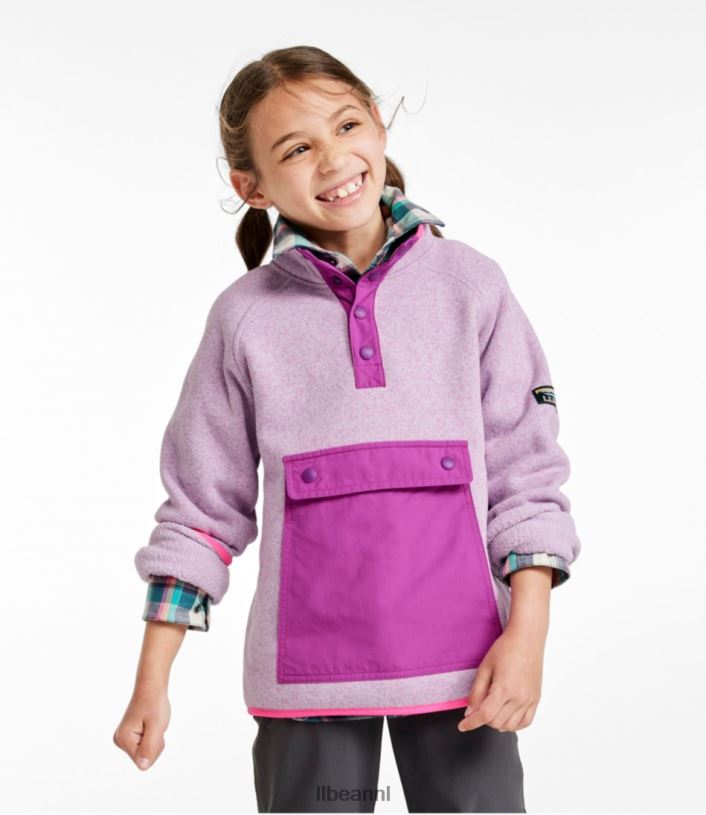 L.L.Bean kinderen trui fleece heldere marine kleding VT0644666