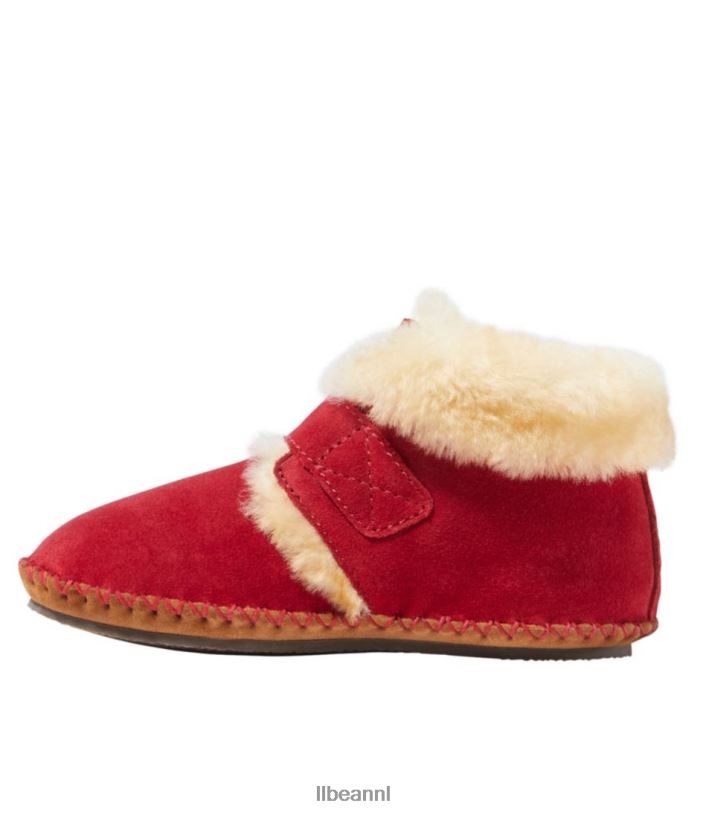 L.L.Bean kinderen slechte, goede pantoffels voor peuters nautisch rood schoenen VT0645215