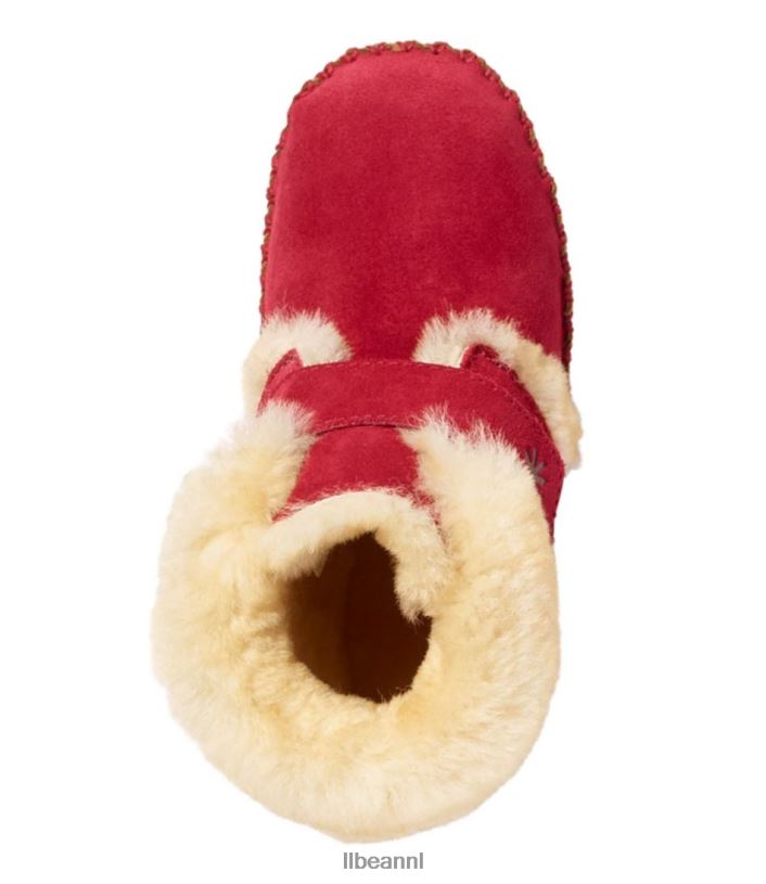 L.L.Bean kinderen slechte, goede pantoffels voor peuters nautisch rood schoenen VT0645215